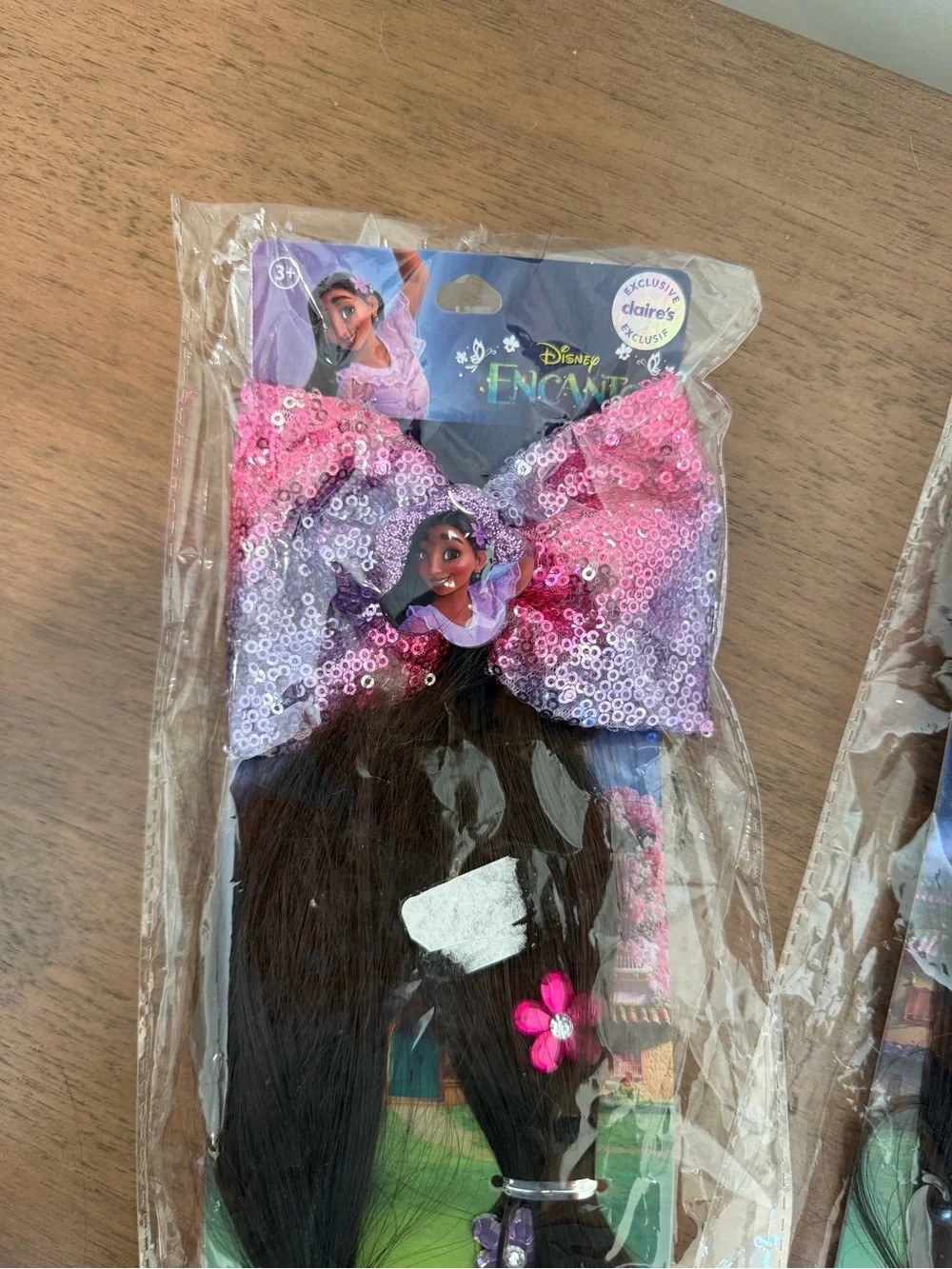 Disney Encanto Isabela hair clip and bow set of 2 NWT